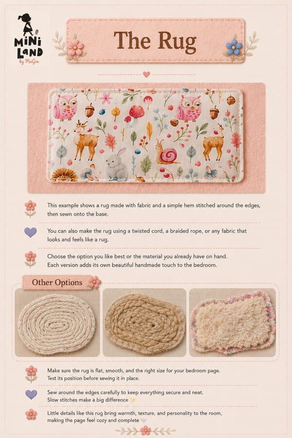 The Rug — detailed instructions and options